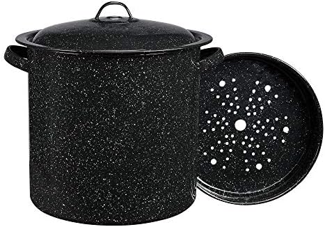 Versatile 155 qt Enameled Steel Steamer for Cooking