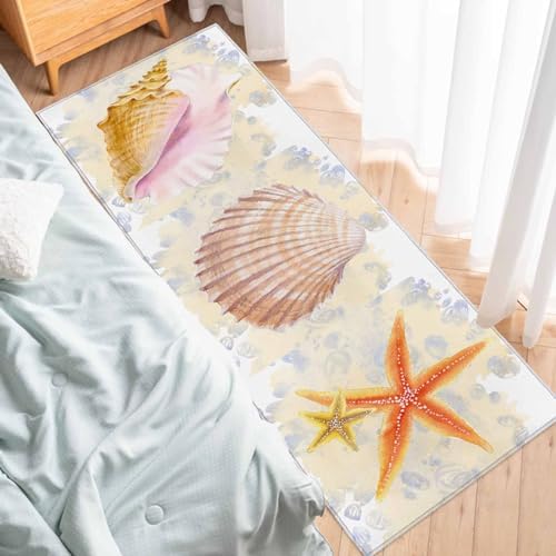 Experience Anti-Fatigue Comfort with Seashell Kitchen Rugs