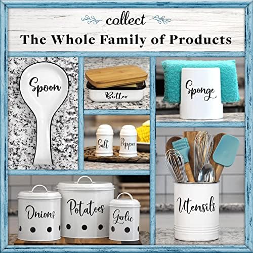 Home Acre Designs Vintage Farmhouse Utensil Holder