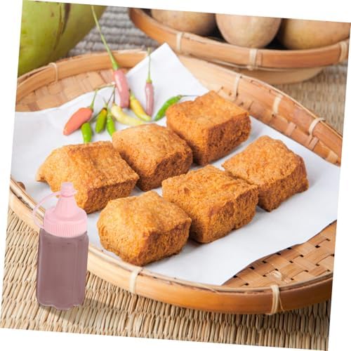 STOBAZA 4-Piece Squeeze Condiment Bottles