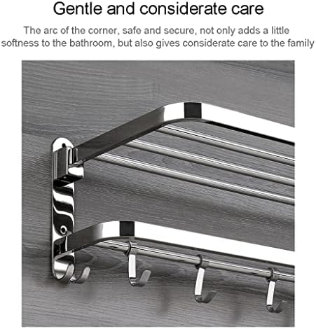 ANNBK Stainless Steel Folding Towel Shelf 48CM