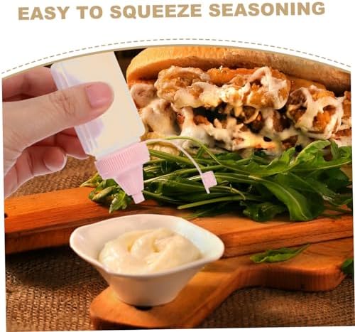 Ergonomic Ketchup Squeeze Bottle Reusable