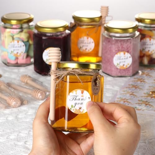 AuroTrends 9oz 6-Pack Honey Jars Set