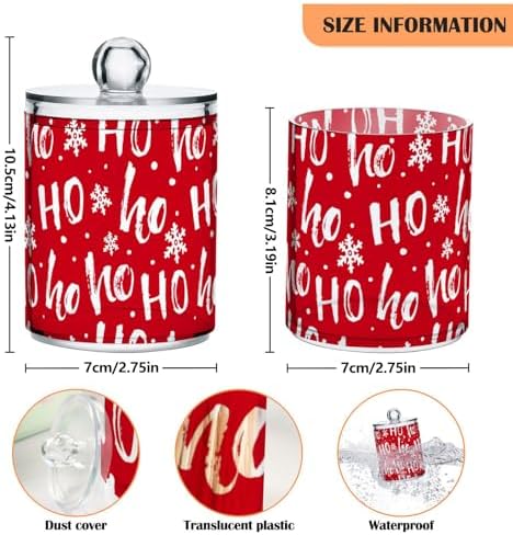 Christmas Red Hohoho Santa Claus Dispenser - 2-Pack Immediate Delivery
