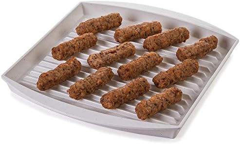 High-Quality Microwave Bacon Grill White