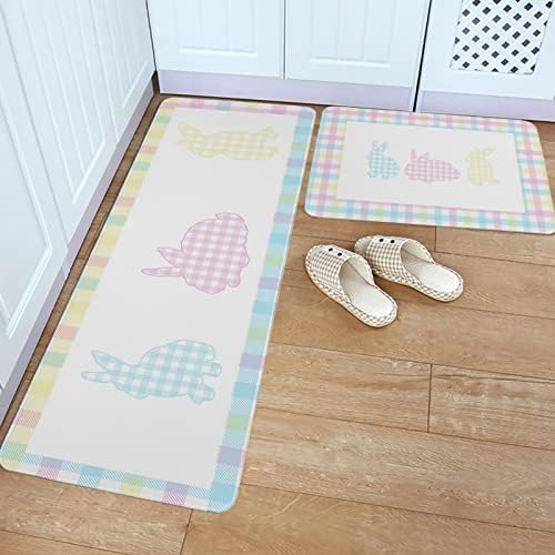 Bamboo Kitchen Rugs Set Blue Pink Yellow More