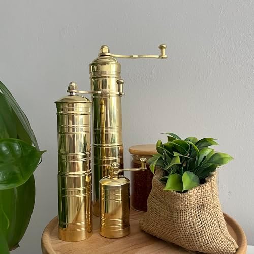 Milih Set of Three Turkish Manual Coffee Grinders