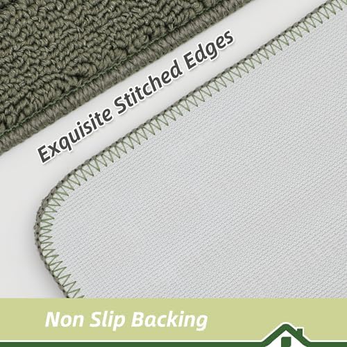Beqhause 30x18 inch Non-Slip Kitchen RUG Mat