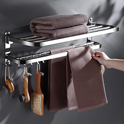 AnnBka 50cm Towel Shelf - Practical Bathroom Organizer