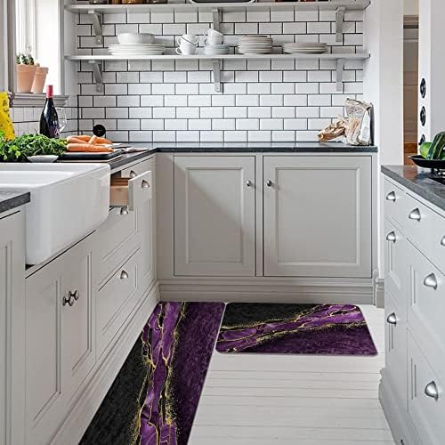 Nordic Luxury Purple Marble