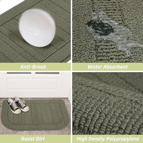 Beqhause 30x18 inch Non-Slip Kitchen RUG Mat