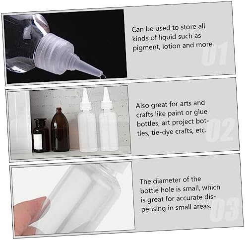 Set of 20 Squeeze Bottles with Pointed Nozzles 60ml PET Plastic 1