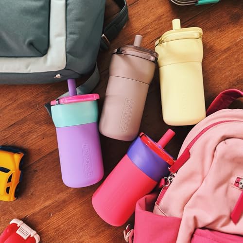 BrMate Leap 12oz Leakproof Kids Tumbler with Handle and Silicone Straw