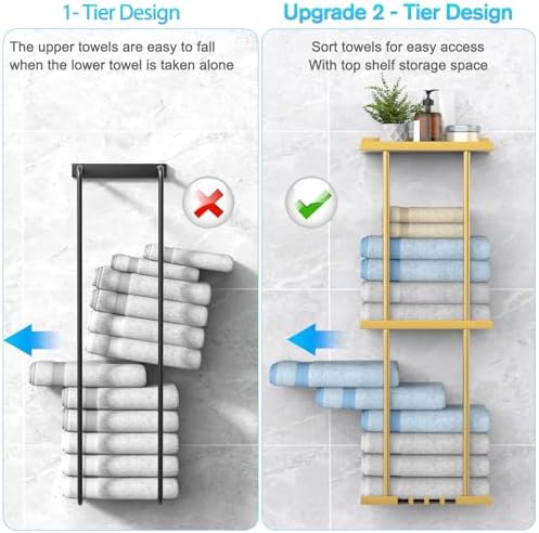 Wall-Mounted Towel Holder