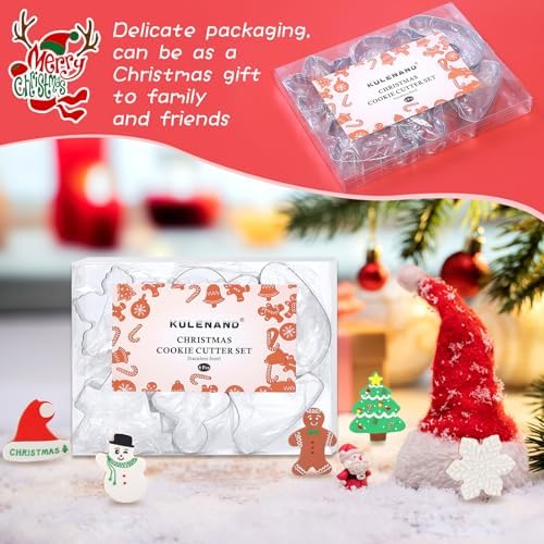 Big Set of 6 Christmas Cookie Cutters for Baking Fun