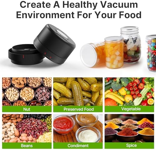 Secure Flavor with Every Bite Mason Jar Vacuum Sealer Kit