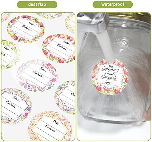 300 Waterproof Canning Labels 2 Inch for Jars