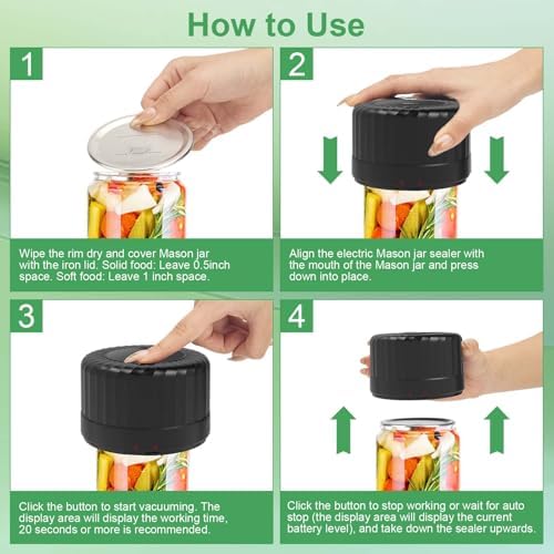 Seamless Vacuum Sealing for Mason Jars