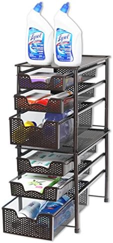 Simple Houseware Slide-In Standing Storage Organizer