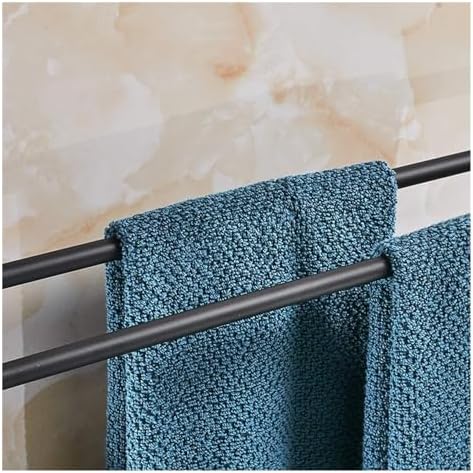 Double Bar Aluminum Towel Rack 38Cm