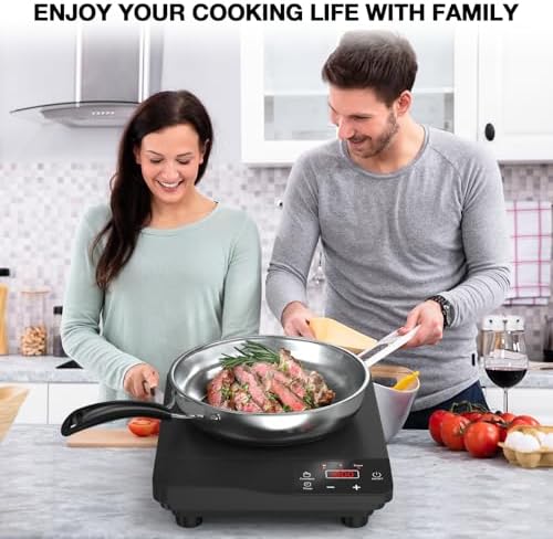 1800W Induction Cooktop with Fry Pan
