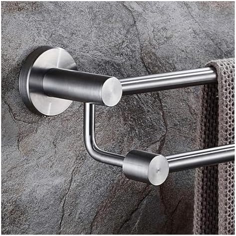 TiStm Stainless Steel Towel Rack 70Cm Double Bar Holder