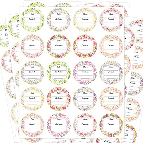 300 Waterproof Canning Labels 2 Inch for Jars