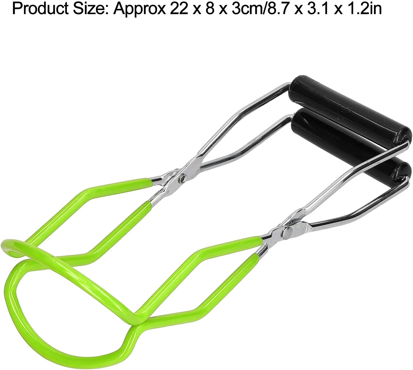 Duokon Canning Jar Lifter Tongs Stainless Steel Jar Lifter with Grip Handle for Glass Jars